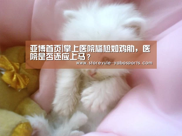 亚博首页|掌上医院尴尬如鸡肋,医院是否还应上马?(图1) 亚博娱乐