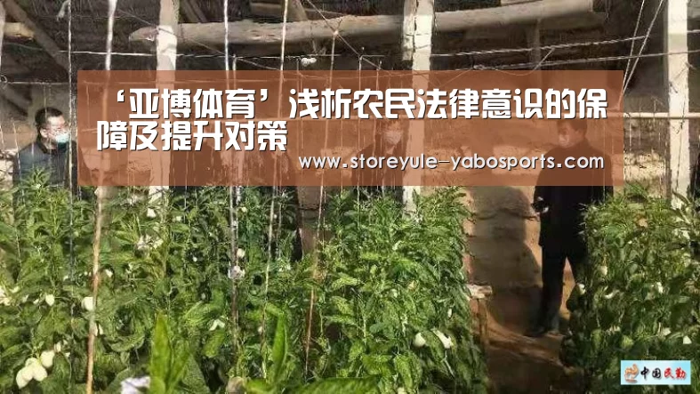 ‘亚博体育’浅析农民法律意识的保障及提升对策(图2) 亚博体育